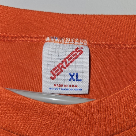 Vintage Jerzees Halloween T-Shirt Orange - Picture 2 of 6